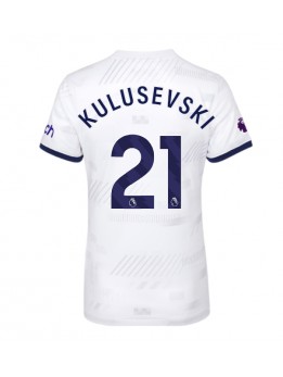 Tottenham Hotspur Dejan Kulusevski #21 Heimtrikot für Frauen 2023-24 Kurzarm